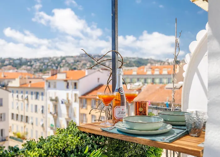 Hyper Center - Air Conditioning - Balcony - Wifi - Tramway - Quiet Appartement Nice